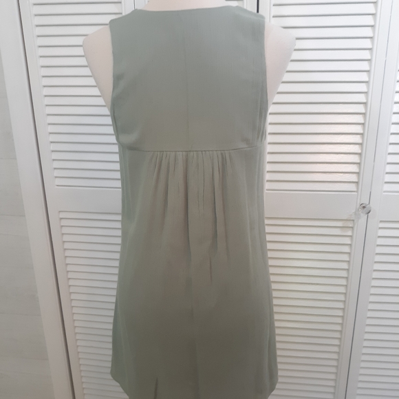 Buttons olive aline gauze lace dress small *6 - Picture 2 of 6
